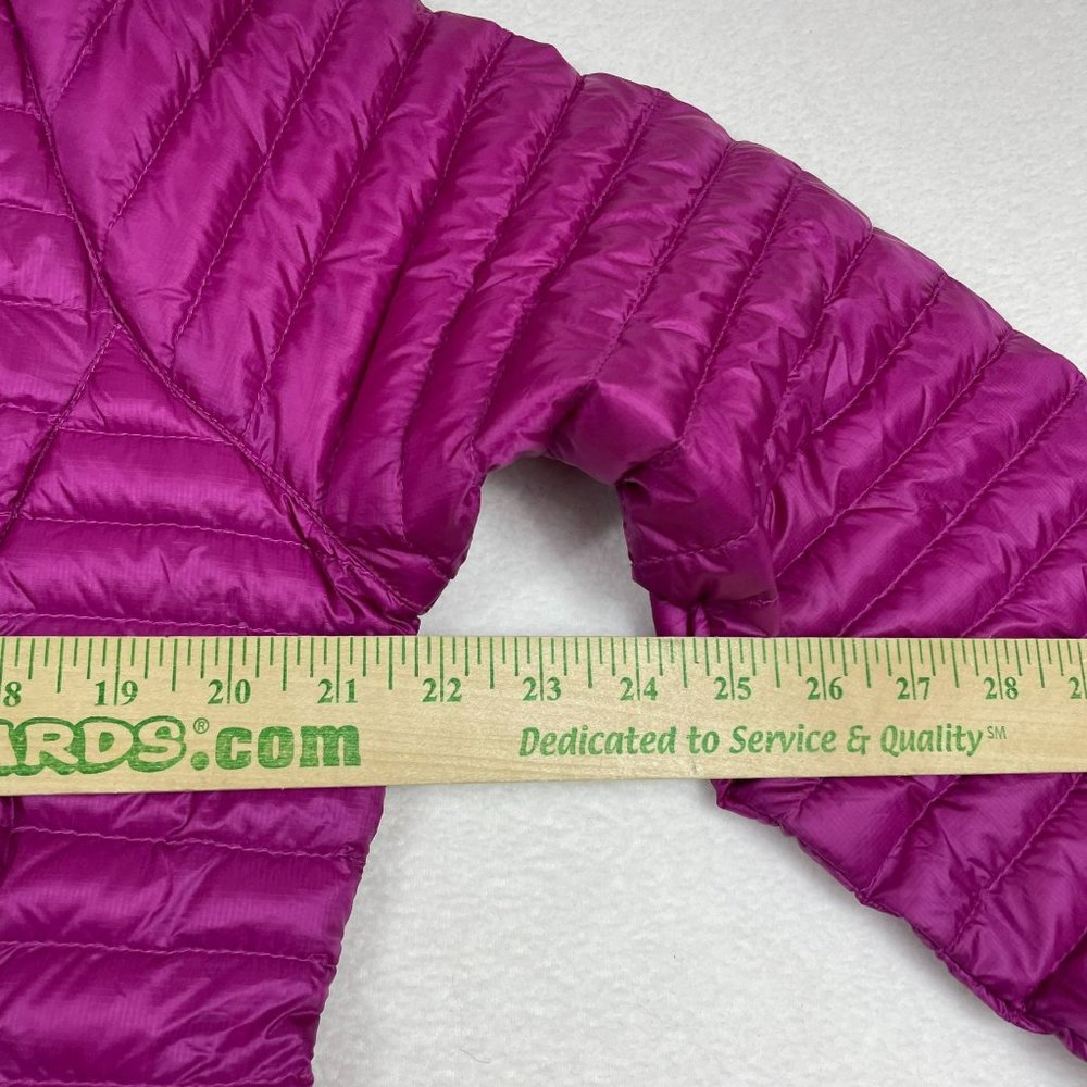 LL Bean Womens Ultralight Downtek Down Puffer Jacket Suze L Fuschia Stowaway - Picture 4 of 13